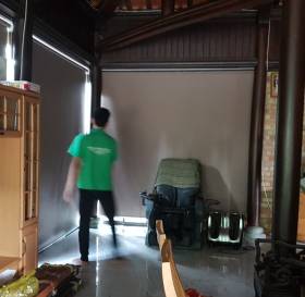 MÀN CUỐN - NHÀ GỖ - K8 HIỆP THÀNH