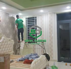 THI CÔNG GIẤY DÁN TƯỜNG