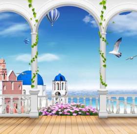 TRANH 3D CỬA SỔ